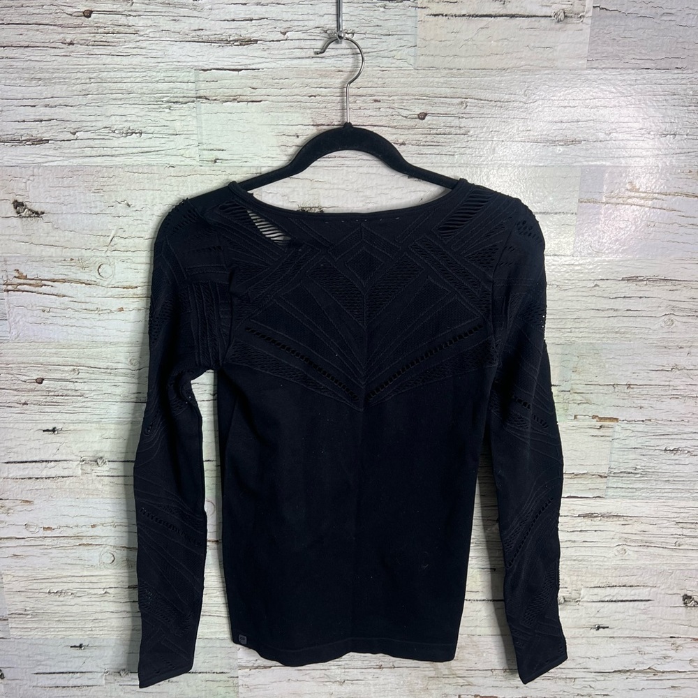 Fabletics Lace Athletic Compression Seamless Long… - image 8